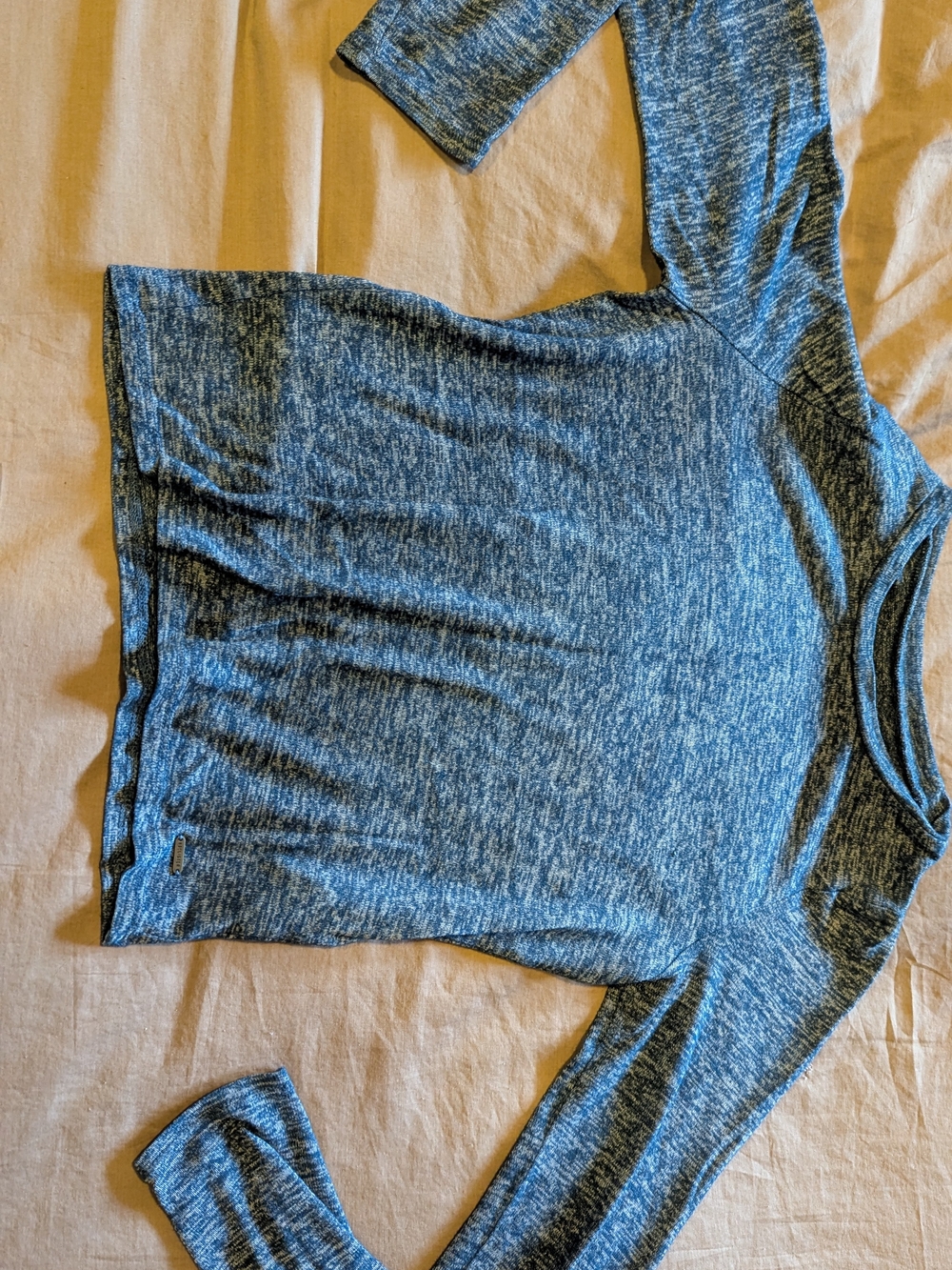 Hollister Blue Heather Crewneck Long Sleeve - Must Have Collection